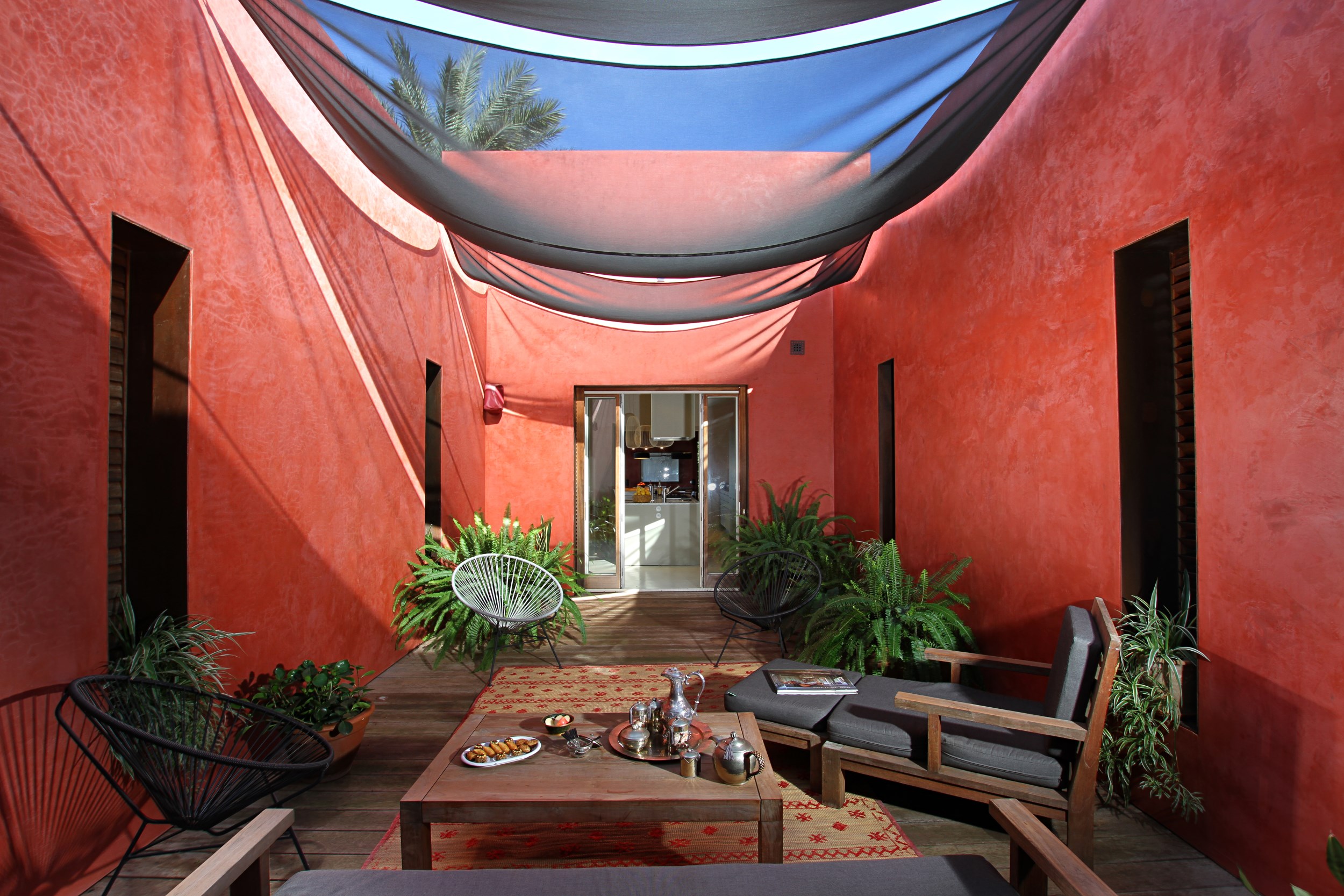 Covered terrace
